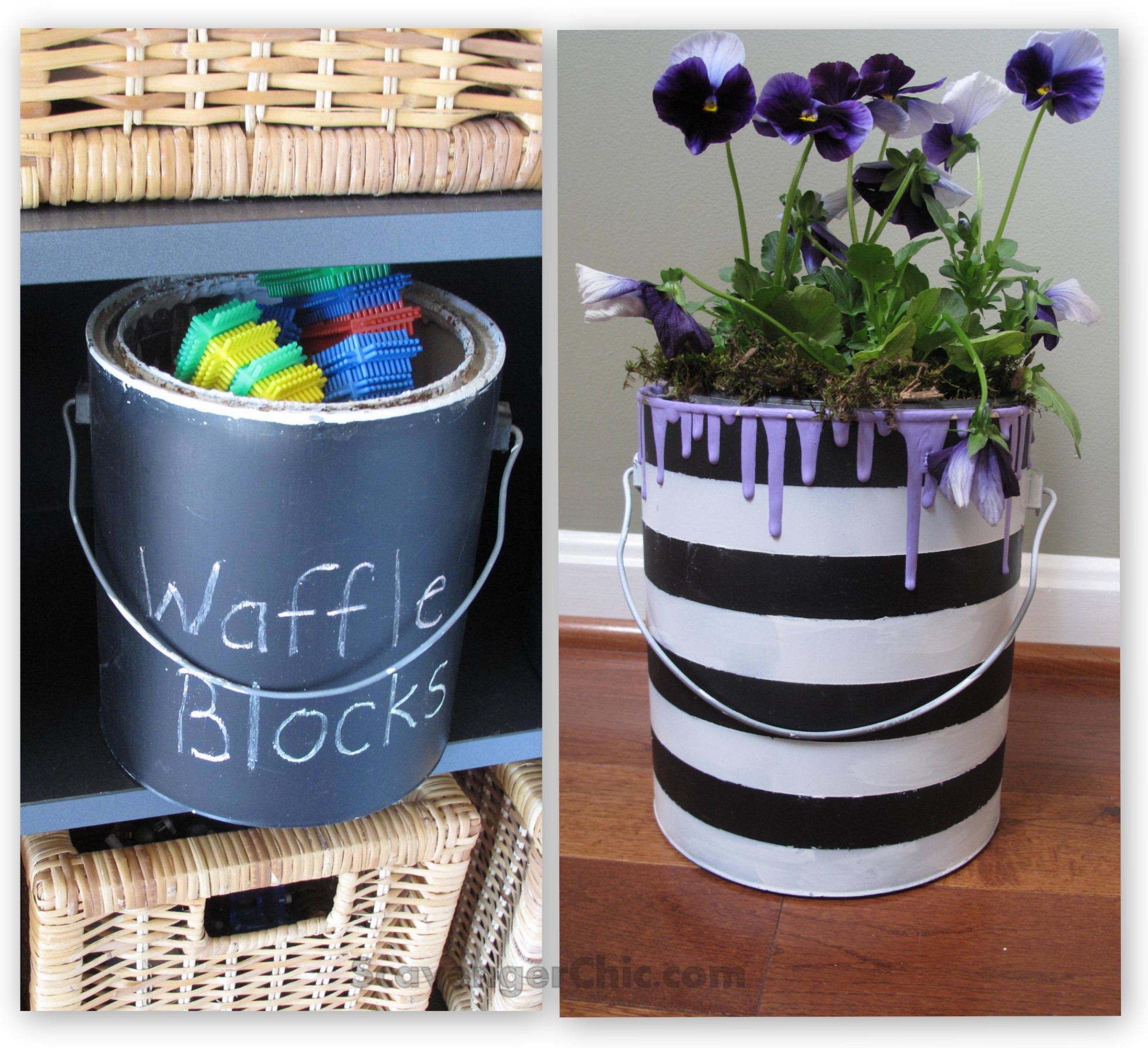 2 Ways To Recycle Your Old Paint Cans Scavenger Chic